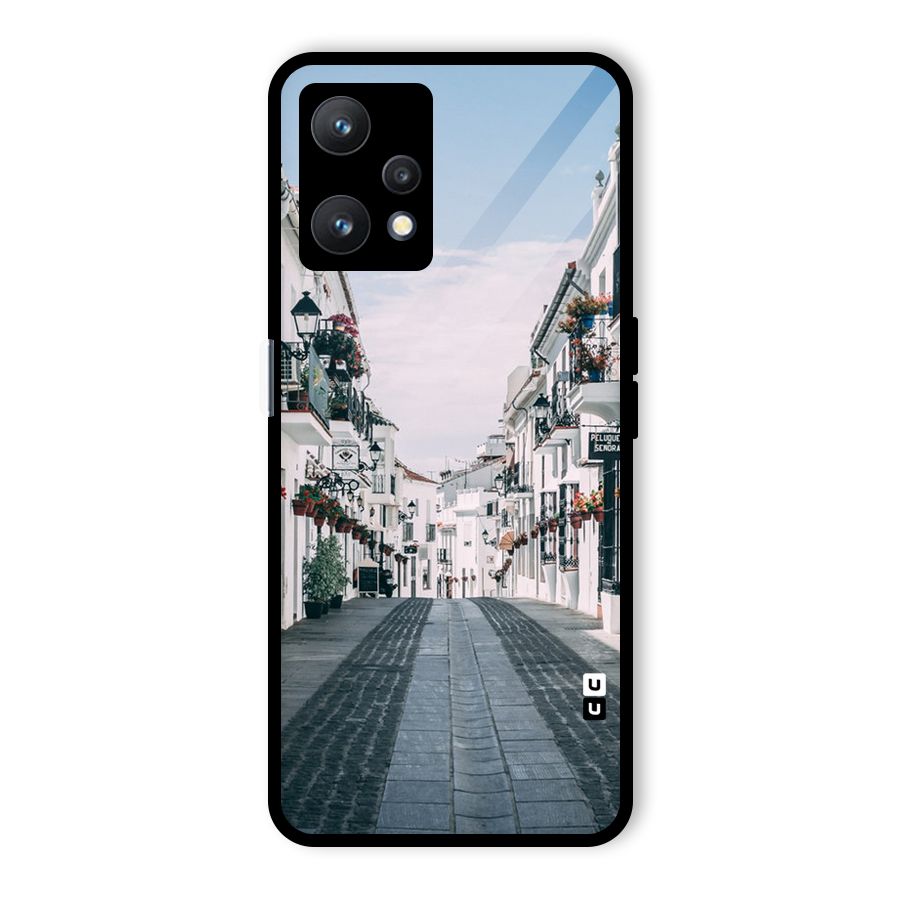 Aesthetic Street Glass Back Case for Realme 9 Pro 5G