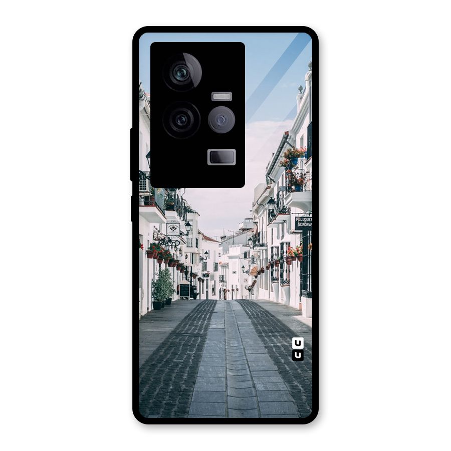 Aesthetic Street Glass Back Case for Vivo iQOO 11 5G