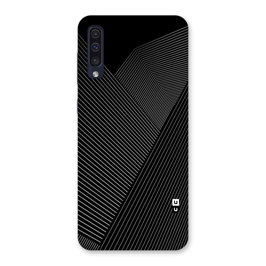 Aesthetic White Stripes Back Case for Galaxy A50s