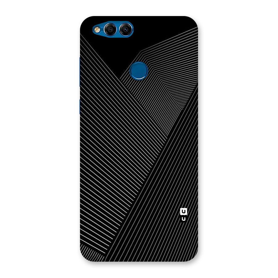 Aesthetic White Stripes Back Case for Honor 7X