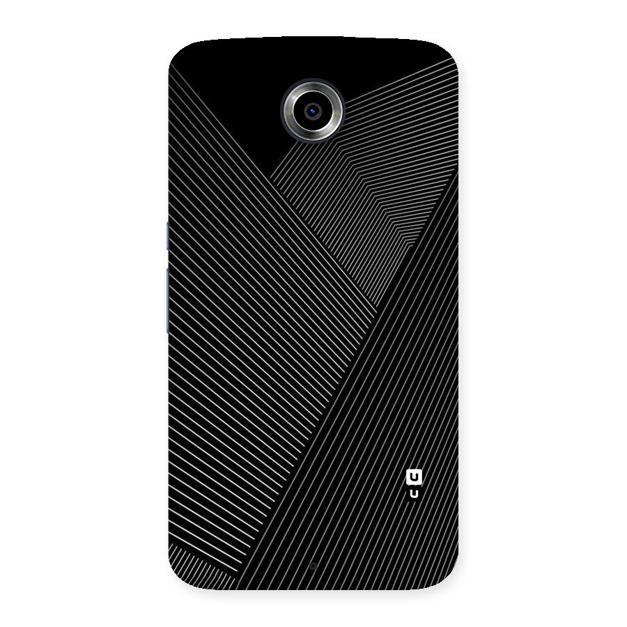 Aesthetic White Stripes Back Case for Nexsus 6