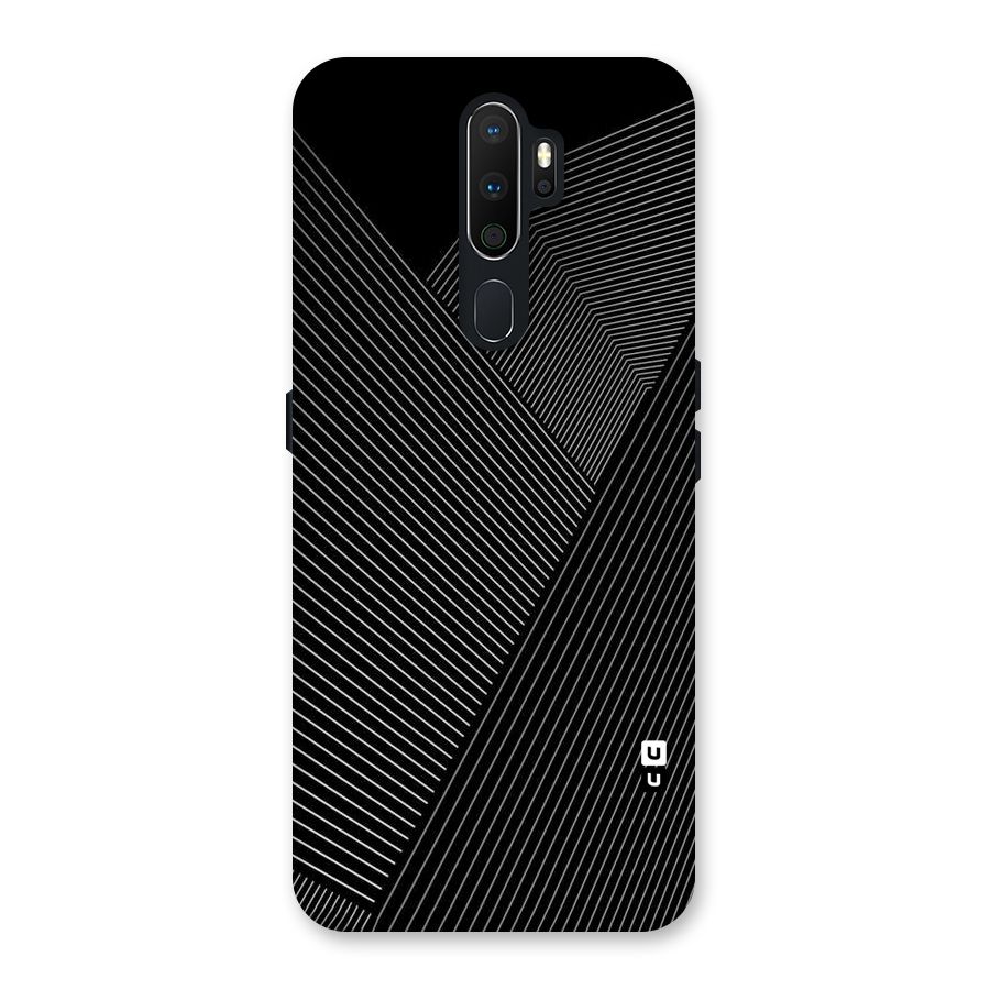 Aesthetic White Stripes Back Case for Oppo A5 (2020)