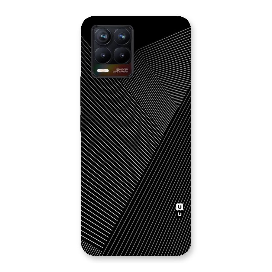 Aesthetic White Stripes Back Case for Realme 8