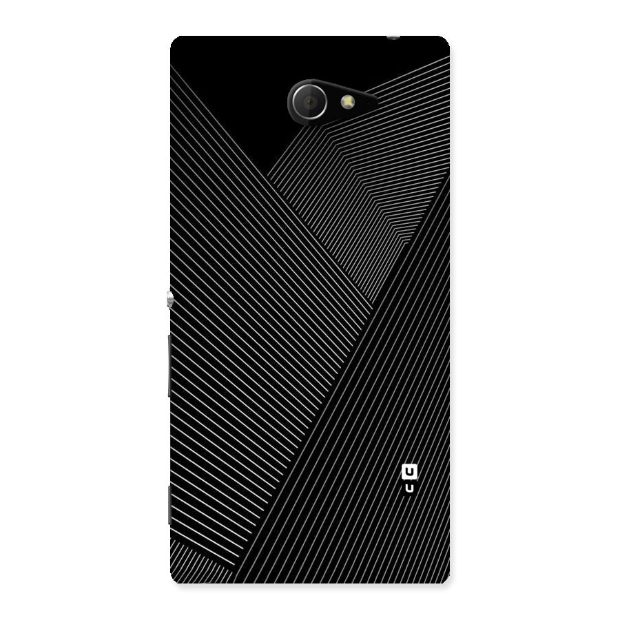 Aesthetic White Stripes Back Case for Sony Xperia M2