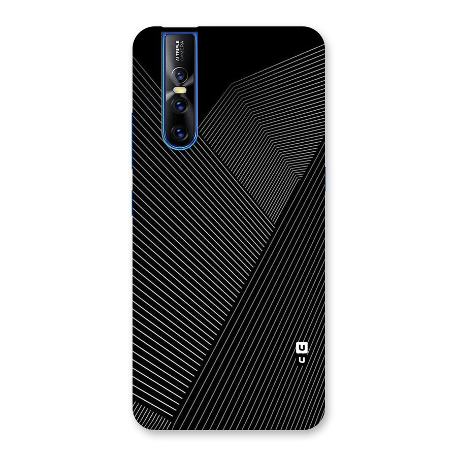Aesthetic White Stripes Back Case for Vivo V15 Pro