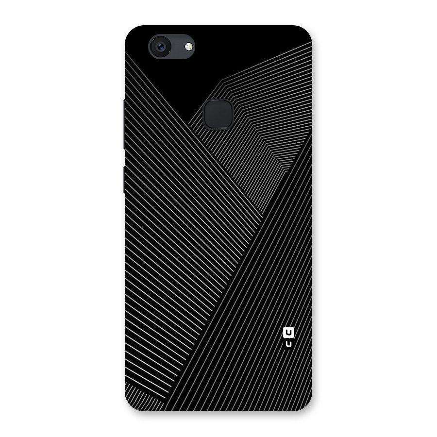 Aesthetic White Stripes Back Case for Vivo V7 Plus