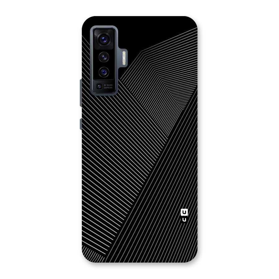 Aesthetic White Stripes Back Case for Vivo X50