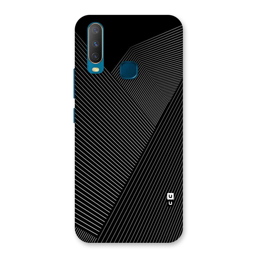 Aesthetic White Stripes Back Case for Vivo Y15