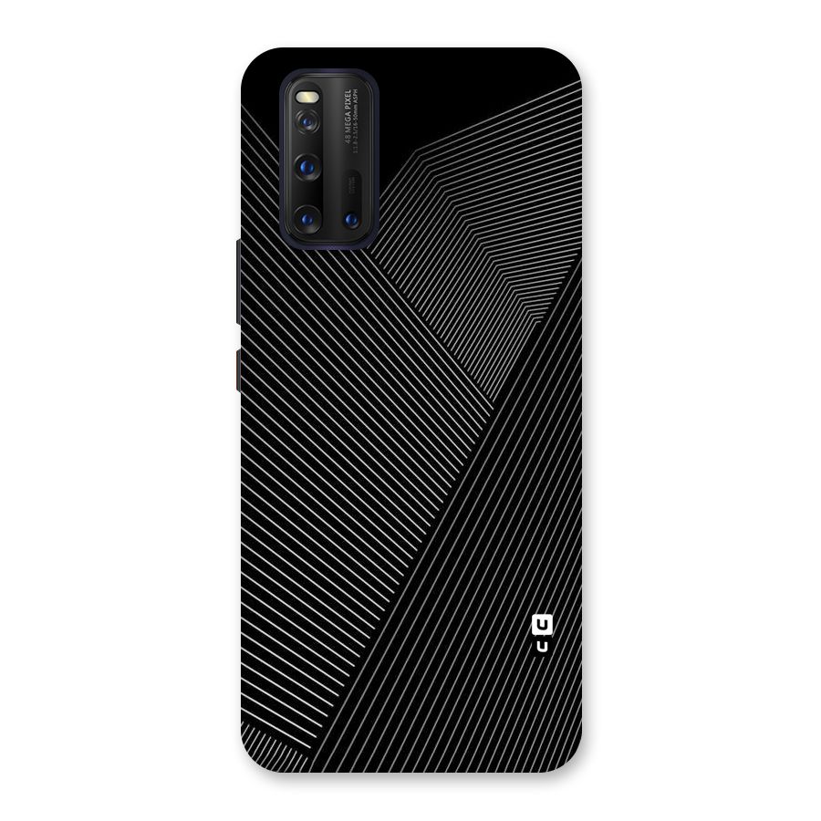 Aesthetic White Stripes Back Case for Vivo iQOO 3