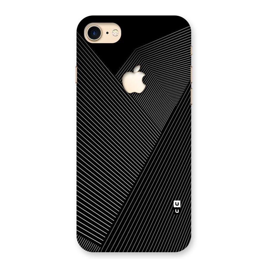 Aesthetic White Stripes Back Case for iPhone 7 Apple Cut