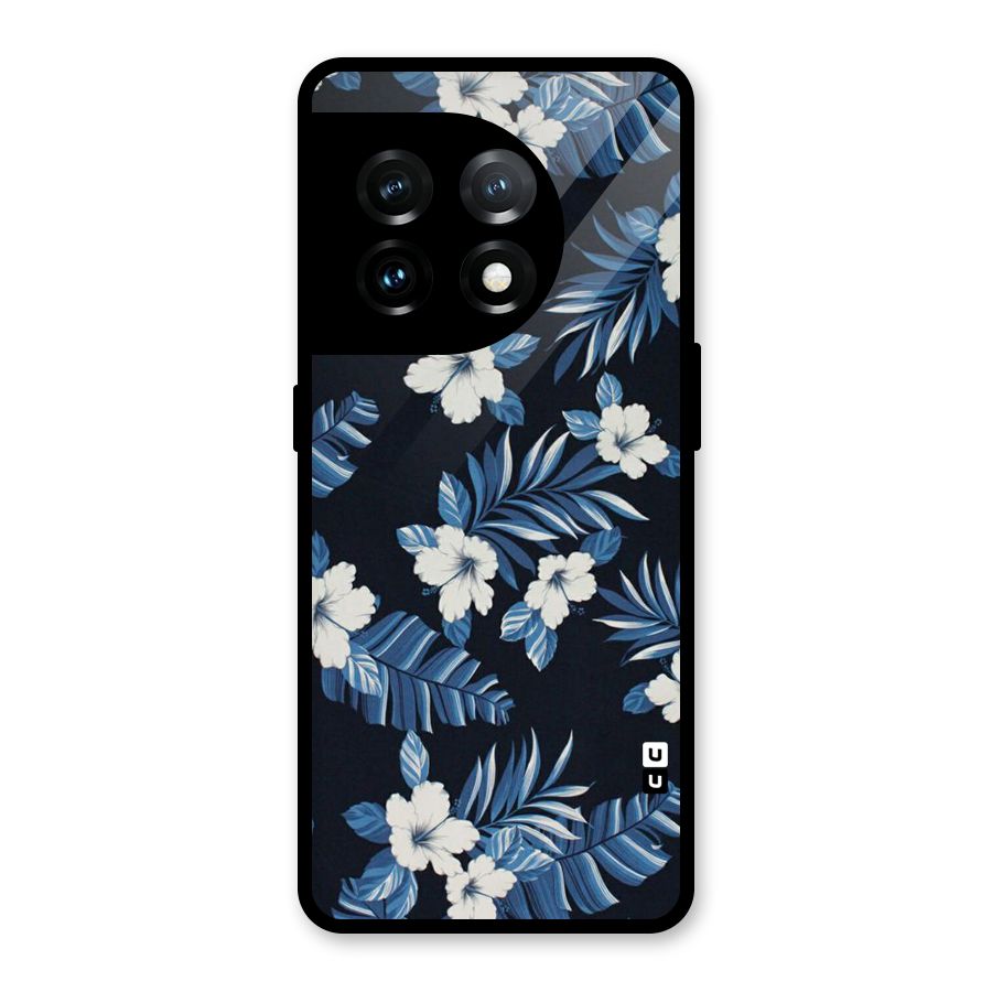 Aesthicity Floral Glass Back Case for OnePlus 11