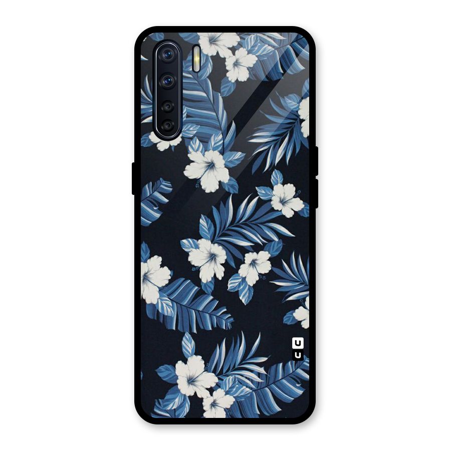 Aesthicity Floral Glass Back Case for Oppo F15