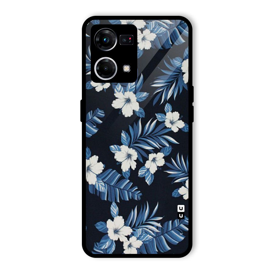 Aesthicity Floral Glass Back Case for Oppo F21s Pro 4G