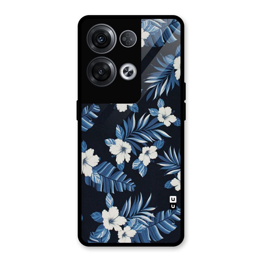 Aesthicity Floral Glass Back Case for Oppo Reno8 Pro 5G