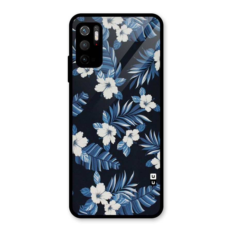 Aesthicity Floral Glass Back Case for Poco M3 Pro 5G