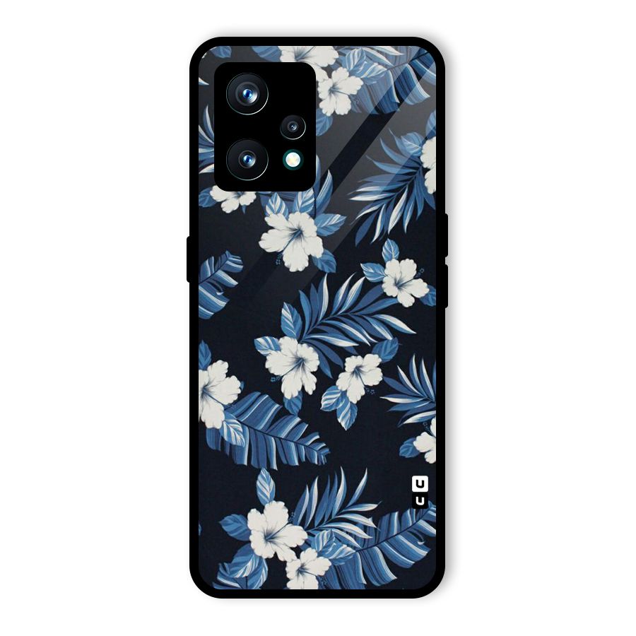 Aesthicity Floral Glass Back Case for Realme 9 Pro Plus 5G