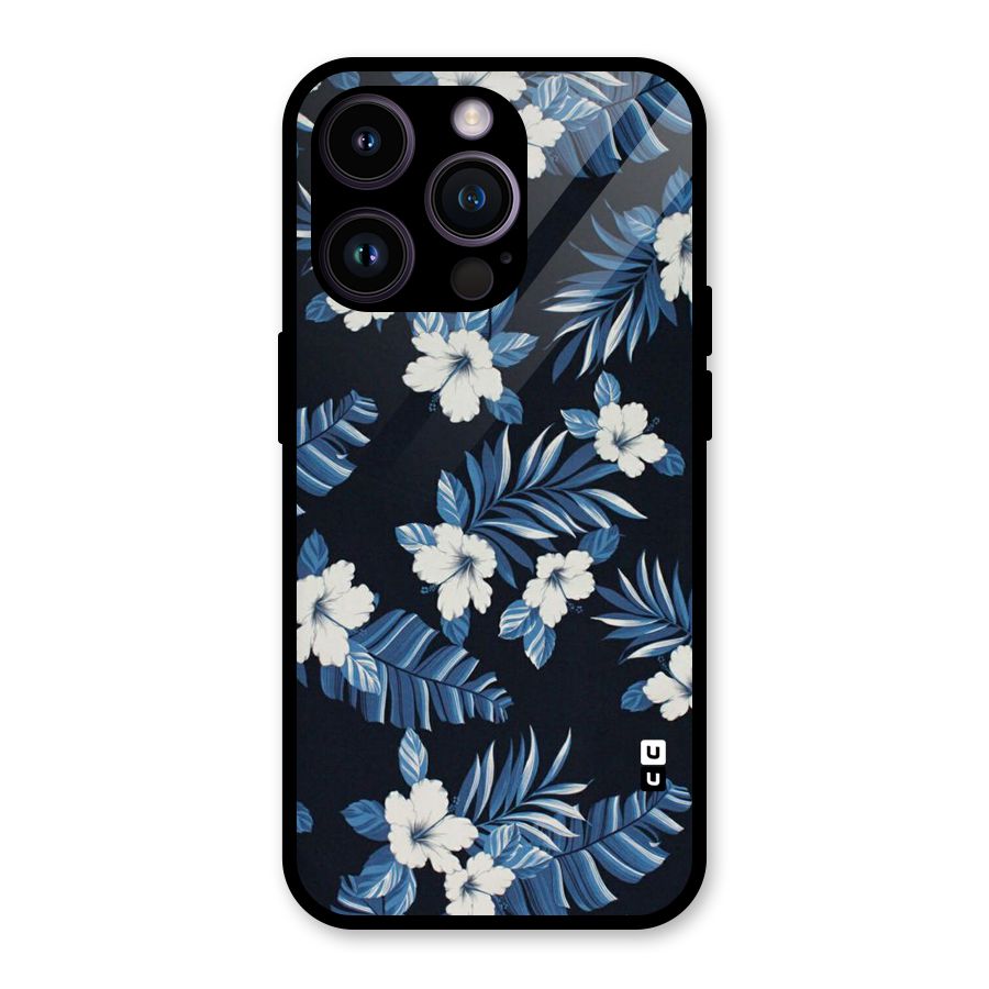 Aesthicity Floral Glass Back Case for iPhone 14 Pro