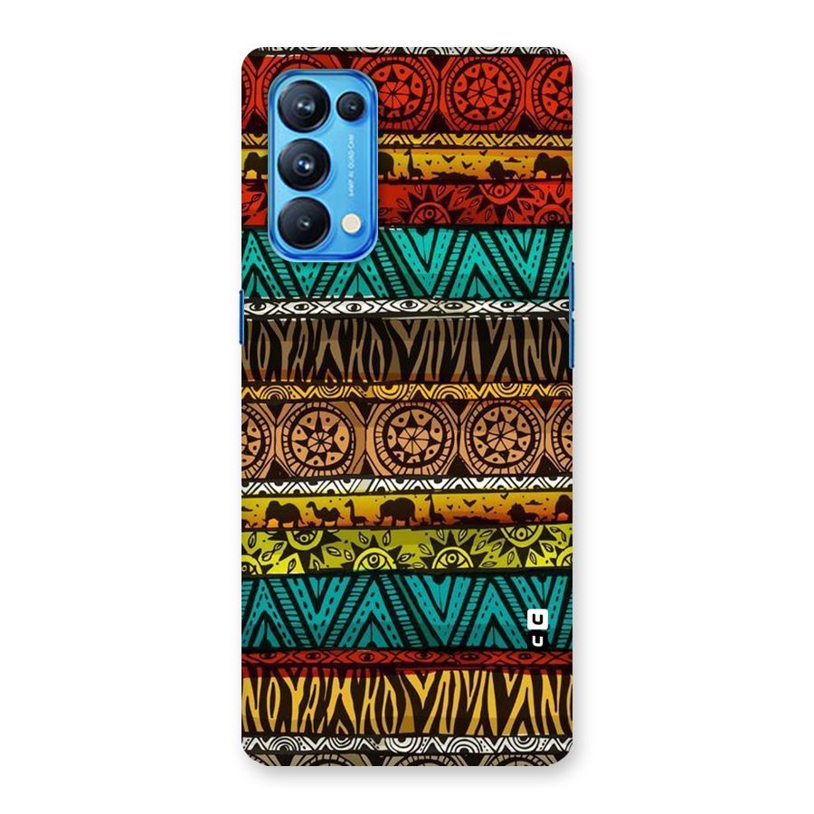 African Design Pattern Back Case for Oppo Reno5 Pro 5G