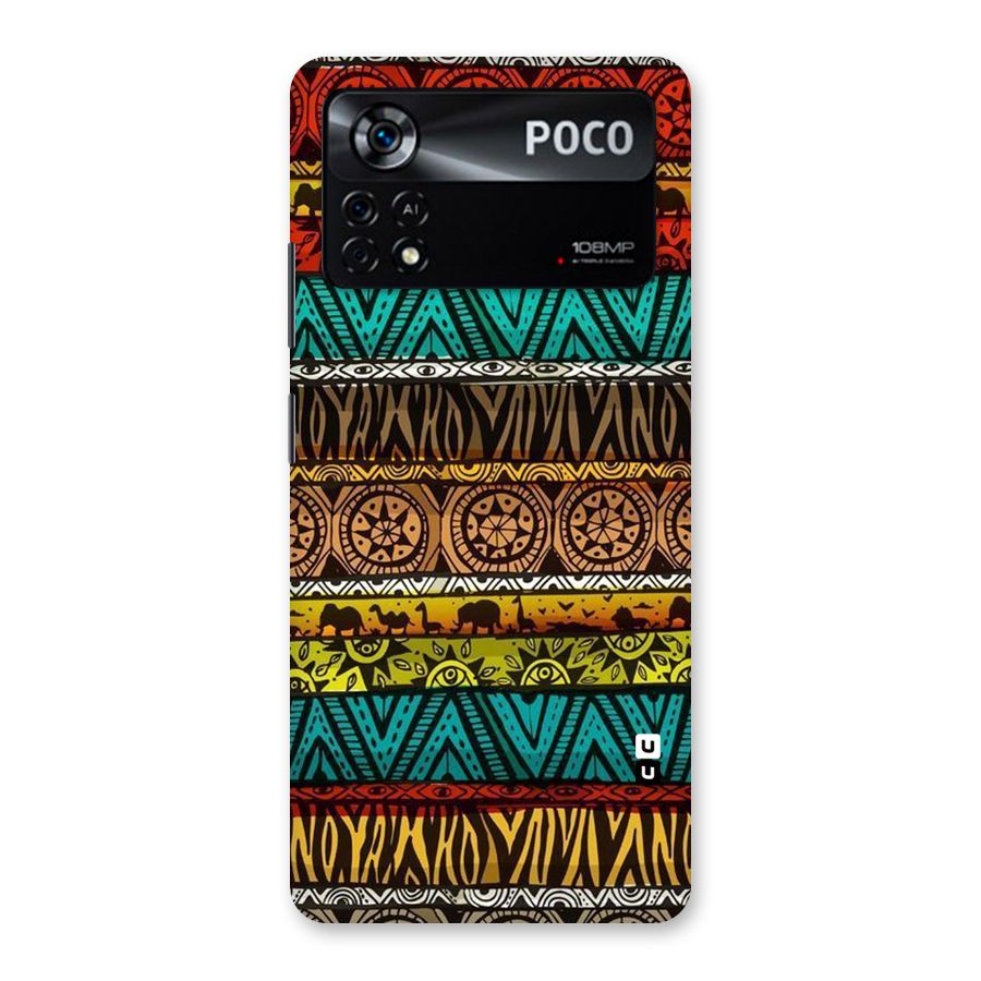 African Design Pattern Back Case for Poco X4 Pro 5G