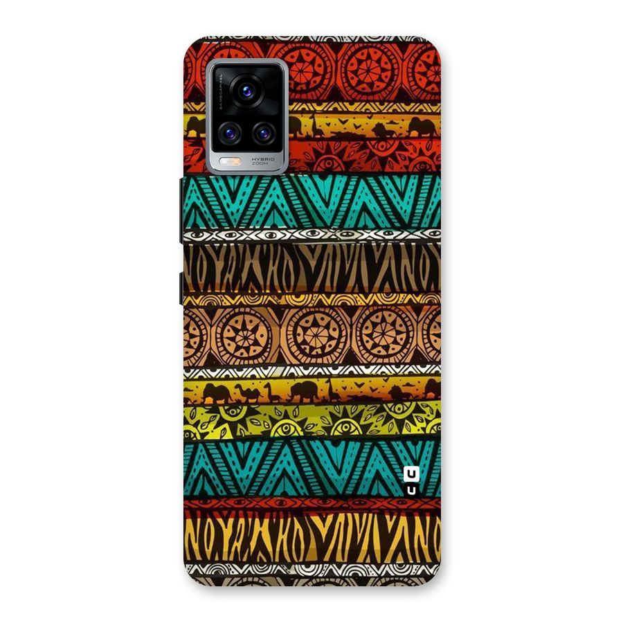 African Design Pattern Back Case for Vivo V20 Pro