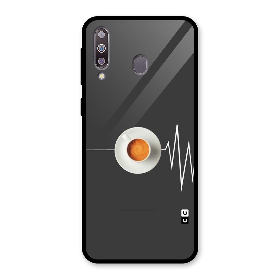After Coffee Glass Back Case for Galaxy M30