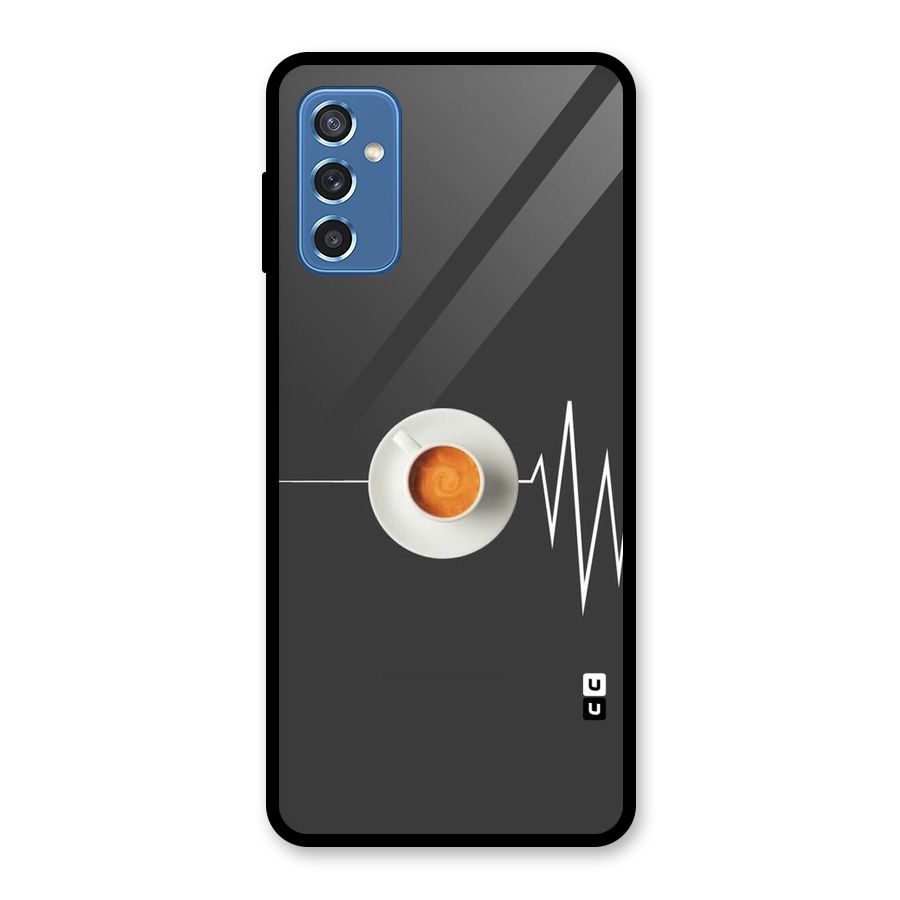 After Coffee Glass Back Case for Galaxy M52 5G
