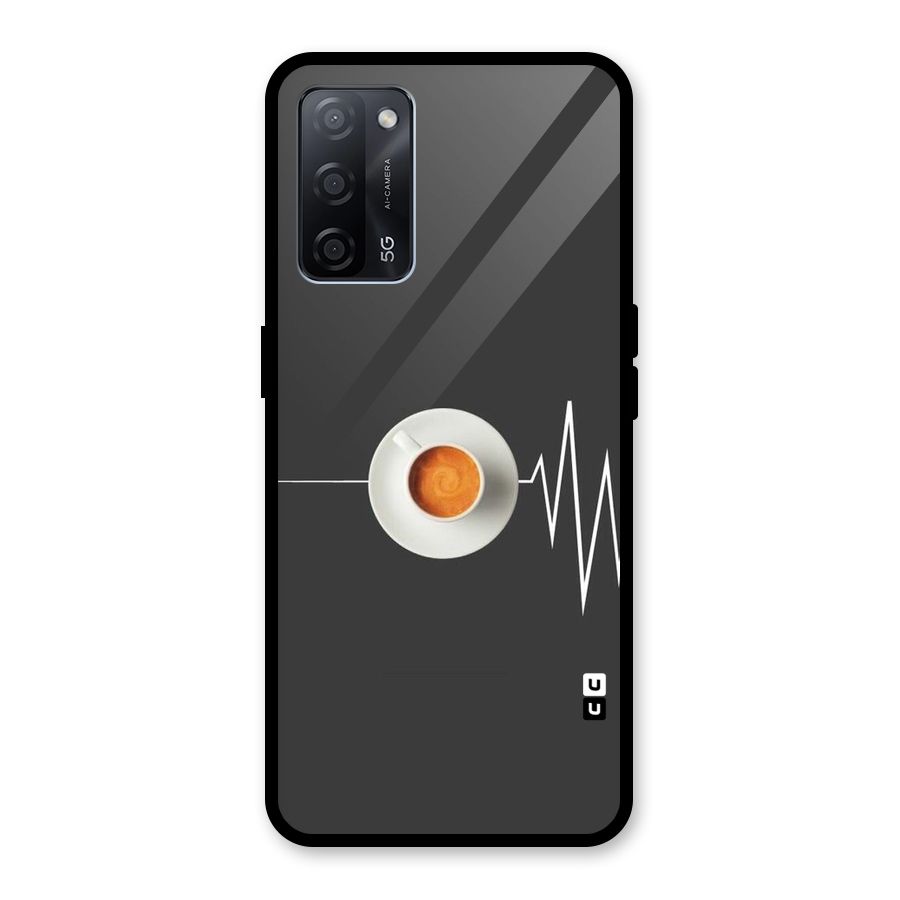 After Coffee Glass Back Case for Oppo A53s 5G