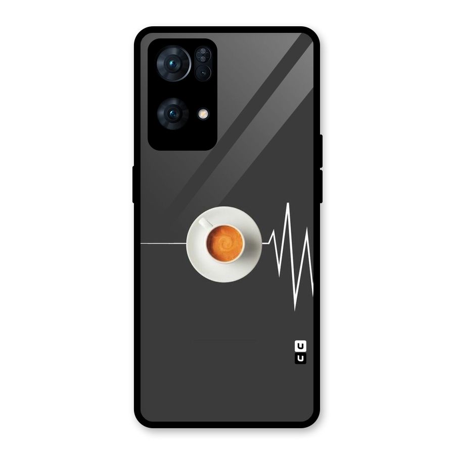 After Coffee Glass Back Case for Oppo Reno7 Pro 5G