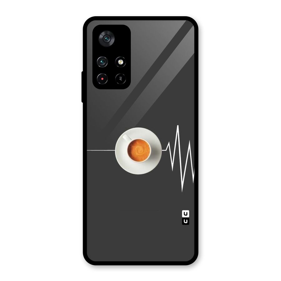 After Coffee Glass Back Case for Poco M4 Pro 5G