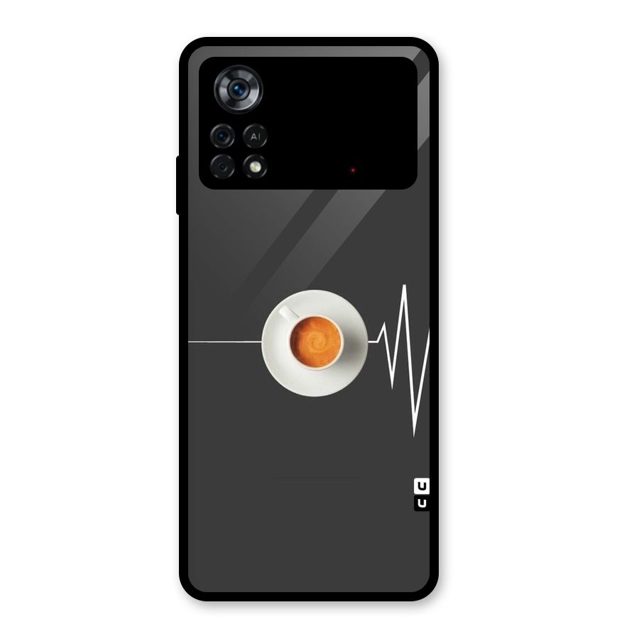 After Coffee Glass Back Case for Poco X4 Pro 5G