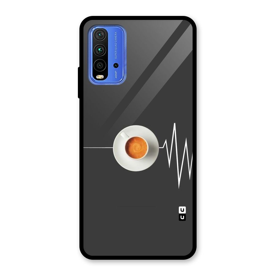 After Coffee Glass Back Case for Redmi 9 Power
