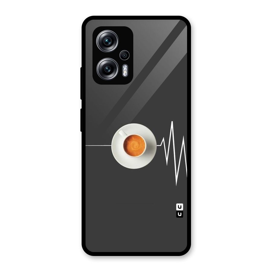After Coffee Glass Back Case for Redmi K50i