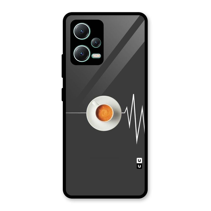 After Coffee Glass Back Case for Redmi Note 12 5G