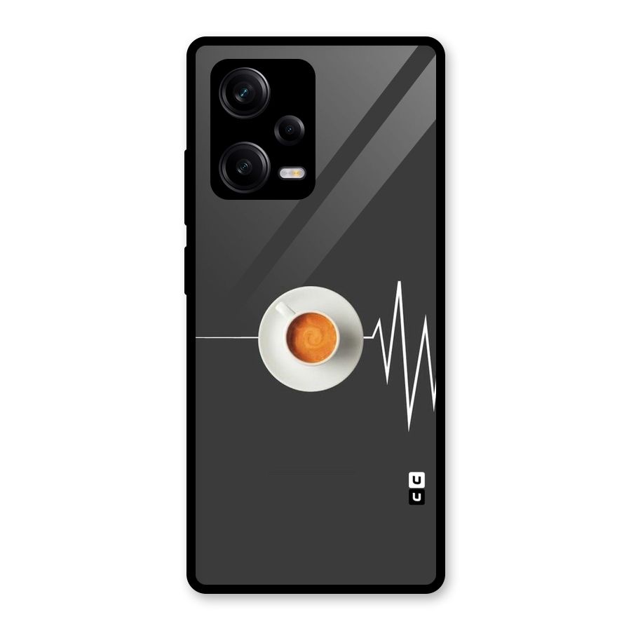 After Coffee Glass Back Case for Redmi Note 12 Pro