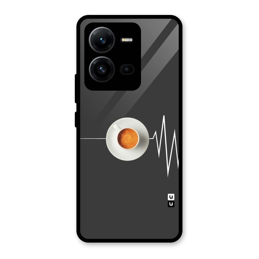 After Coffee Glass Back Case for Vivo V25