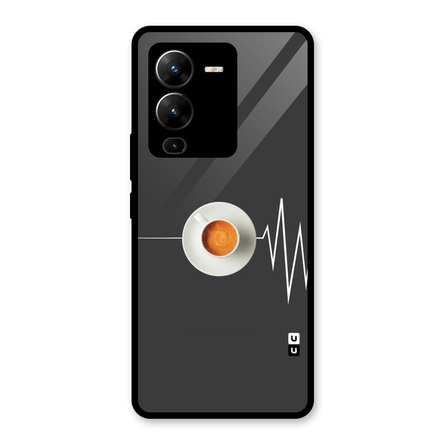 After Coffee Glass Back Case for Vivo V25 Pro