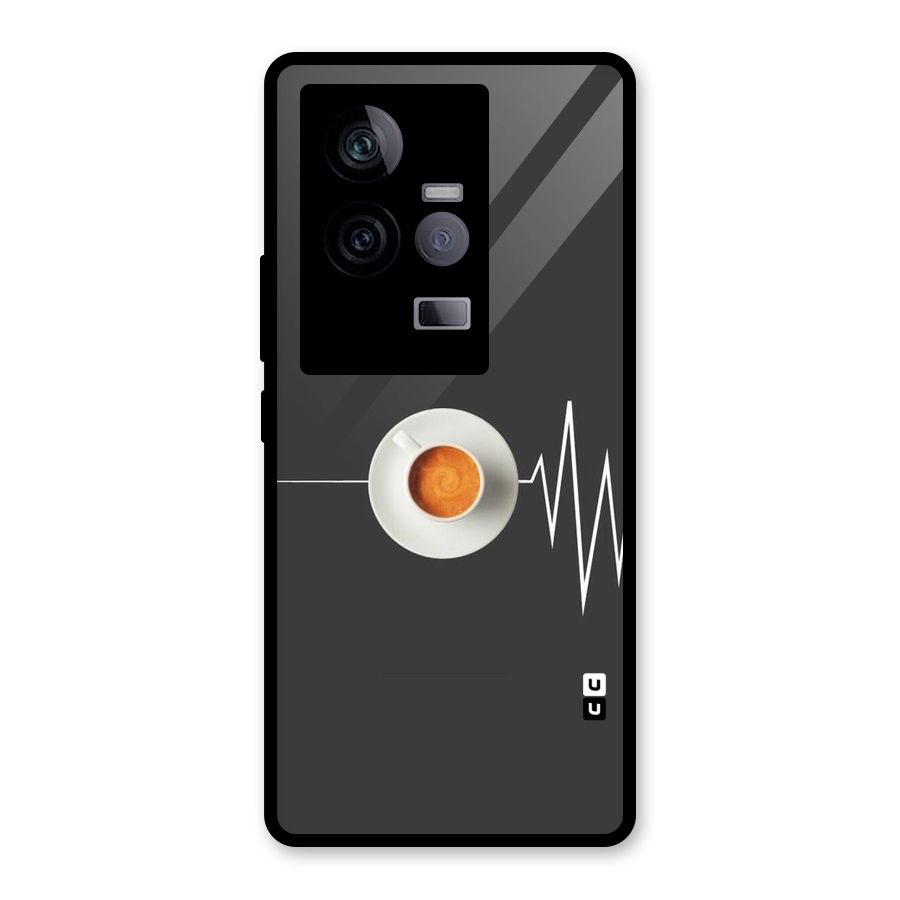 After Coffee Glass Back Case for Vivo iQOO 11 5G