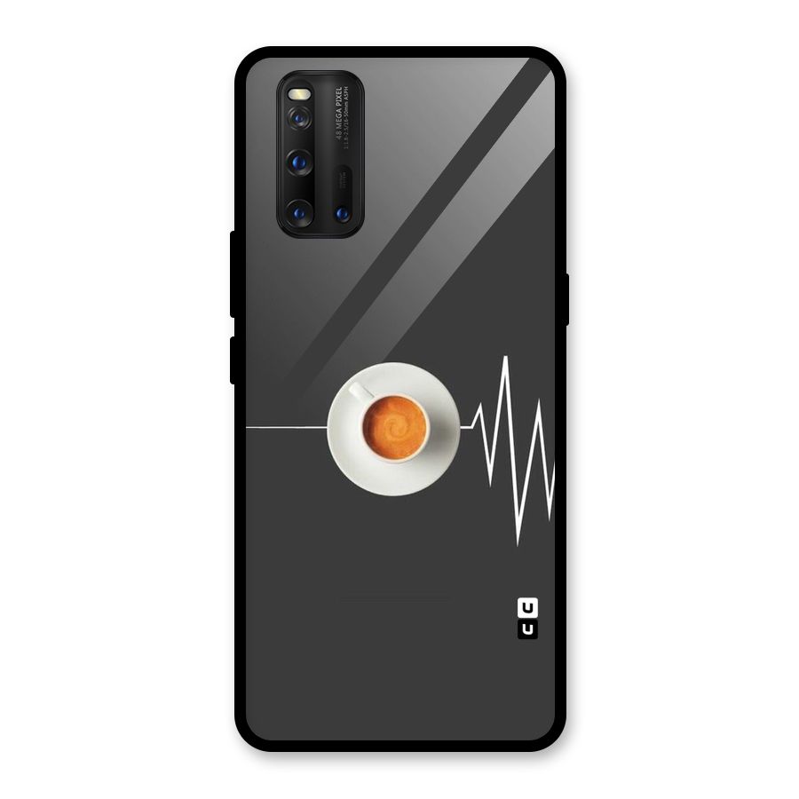 After Coffee Glass Back Case for Vivo iQOO 3