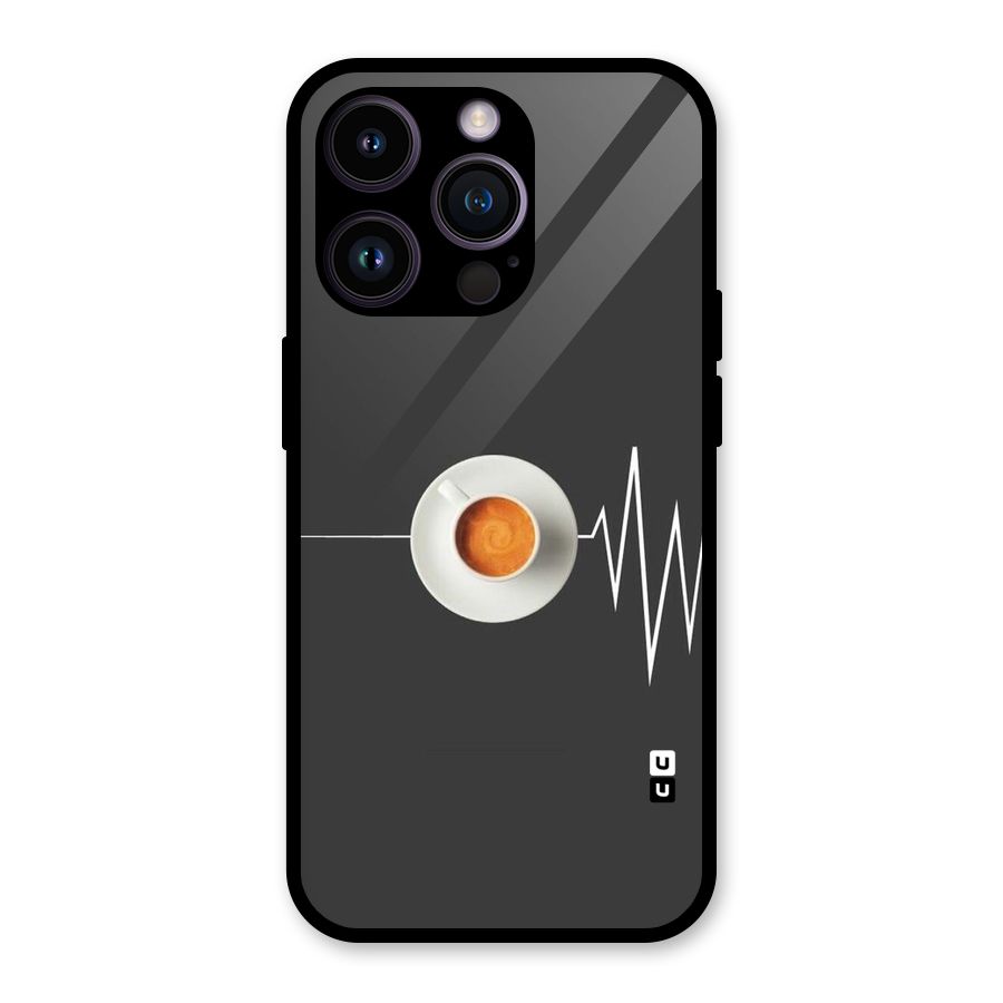 After Coffee Glass Back Case for iPhone 14 Pro