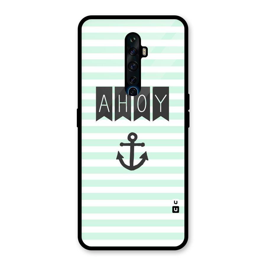 Ahoy Sailor Glass Back Case for Oppo Reno2 F