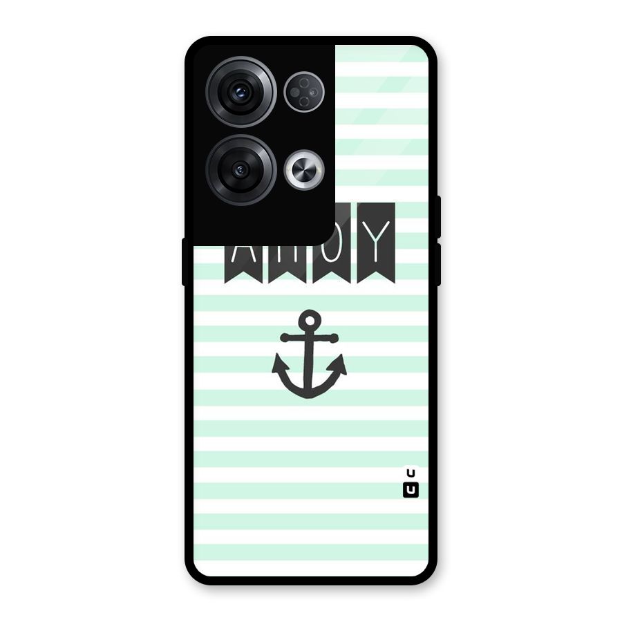 Ahoy Sailor Glass Back Case for Oppo Reno8 Pro 5G