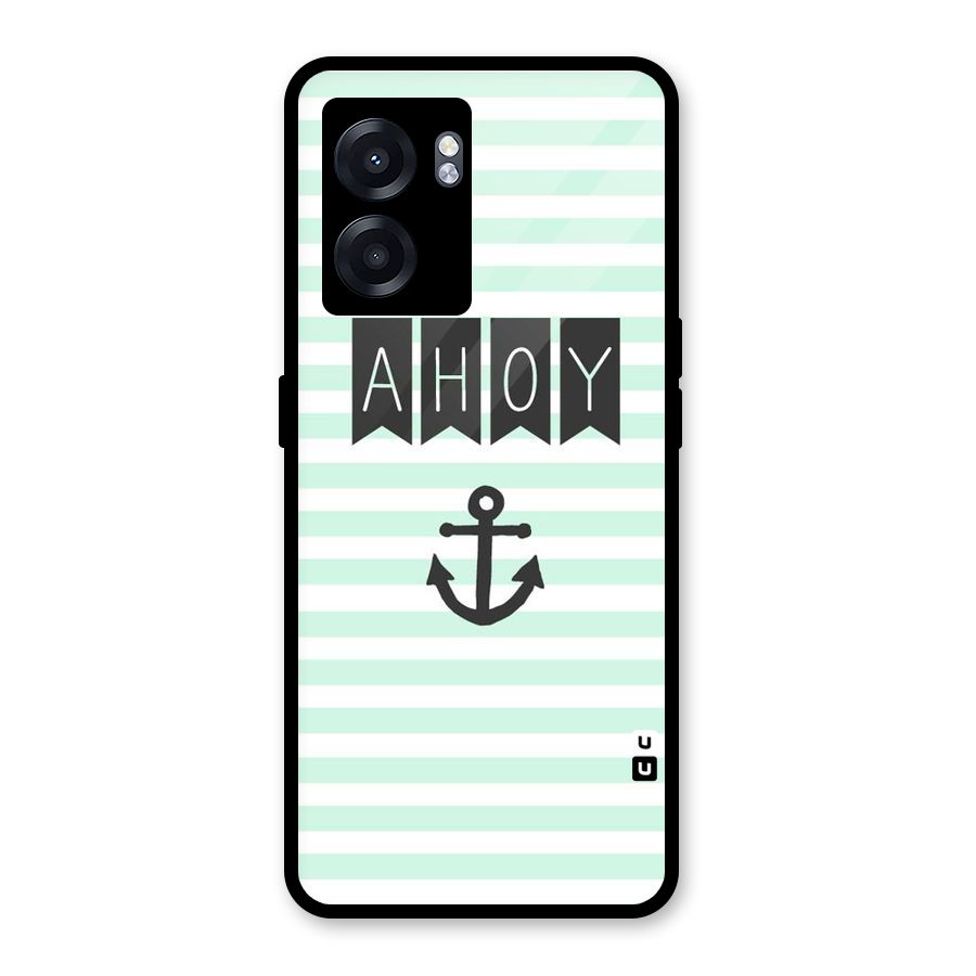 Ahoy Sailor Glass Back Case for Realme Narzo 50 5G