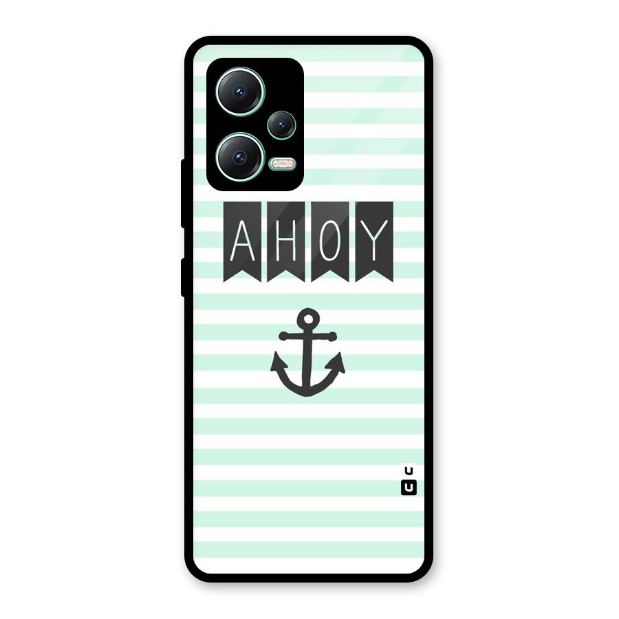 Ahoy Sailor Glass Back Case for Redmi Note 12 5G