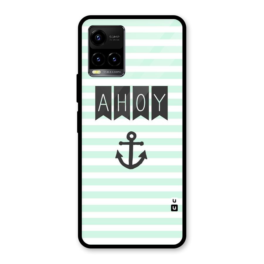 Ahoy Sailor Glass Back Case for Vivo Y21T
