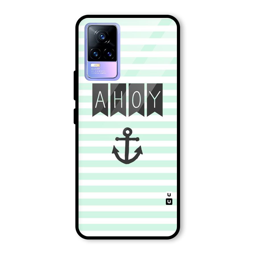 Ahoy Sailor Glass Back Case for Vivo Y73