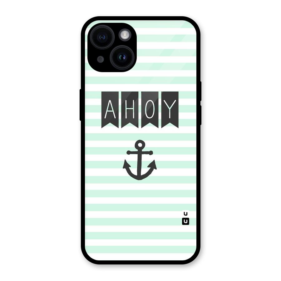 Ahoy Sailor Glass Back Case for iPhone 14