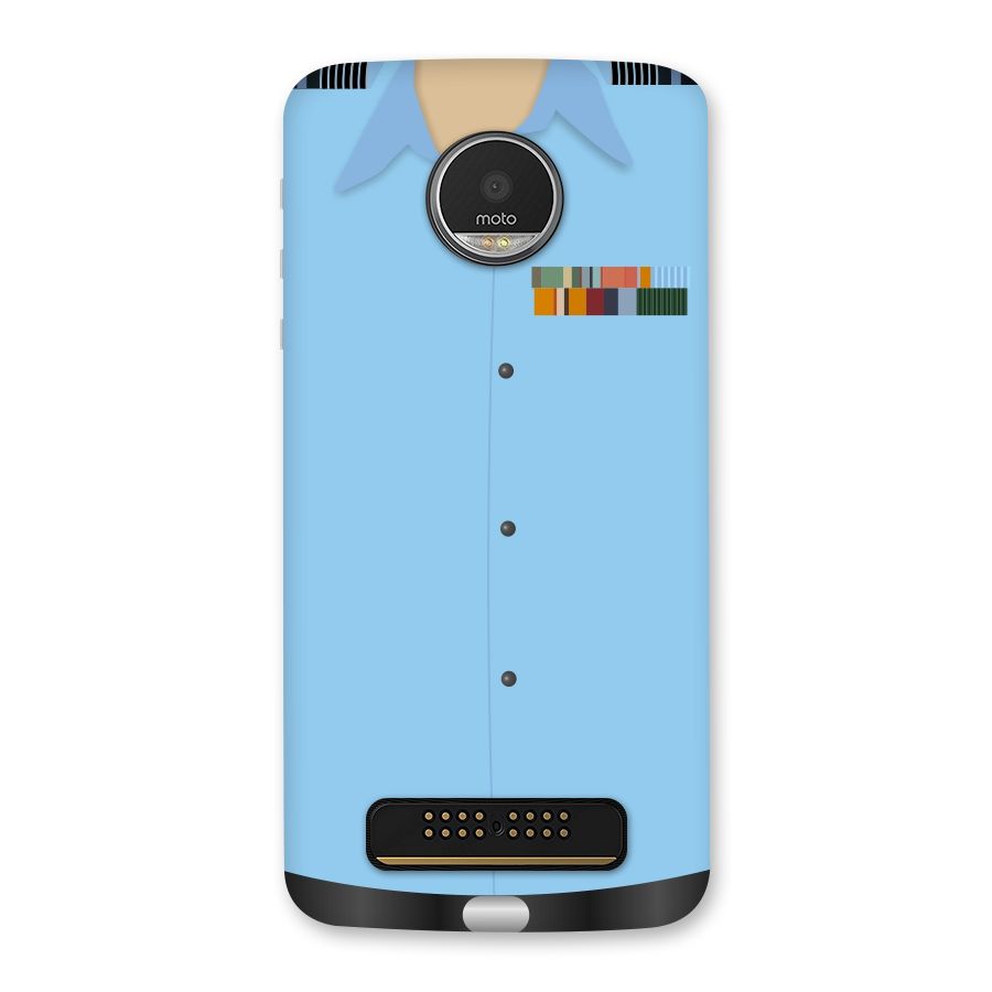 Air Force Uniform Back Case for Moto Z Play