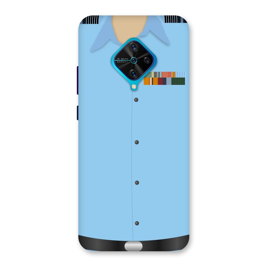 Air Force Uniform Back Case for Vivo S1 Pro