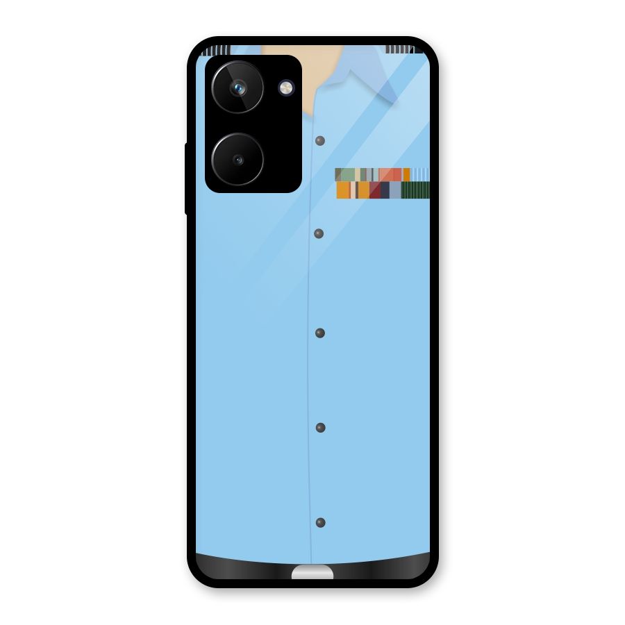 Air Force Uniform Glass Back Case for Realme 10
