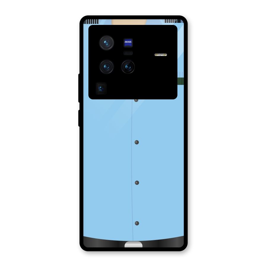 Air Force Uniform Glass Back Case for Vivo X80 Pro